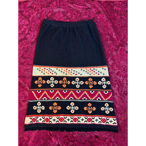 Double D Ranch Knit Skirt with Fringe XL